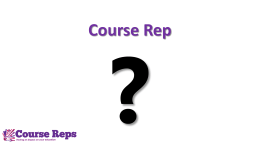 Course Rep Training - University of Surrey`s Student Union