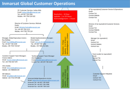 Inmarsat Global Customer Operations