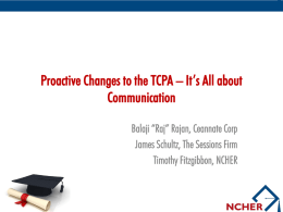 Proactive Changes to the TCPA