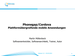PhoneGap/Cordova - Plattformübergreifende mobile