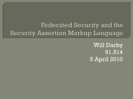 FederatedSecurity - 91-514-201-s2010