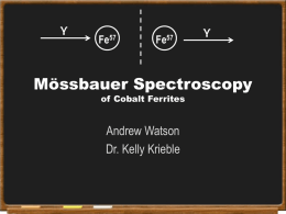 cobalt ferrites using Mössbauer spectroscopy