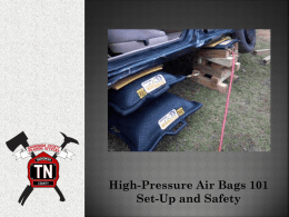 High-Pressure Air Bags - Snohomish County Fire Chiefs Association