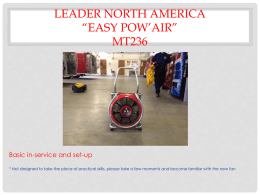 Leader North America *easy Pow*air* Mt236