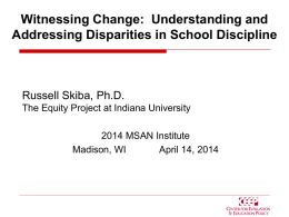Powerpoint - Minority Student Achievement Network