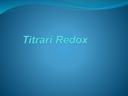Proiect Titrare redox Clasa a