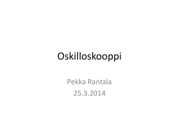 Oskilloskooppi