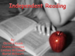 Independent Reading PPT FINAL