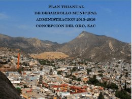 plan trianual administracion 2013-2016