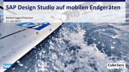 SAP Design Studio auf mobilen Endgeräten
