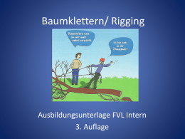 Baumklettern/ Rigging - Forstbetrieb BG