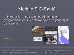01-Introduction SIG et Santé
