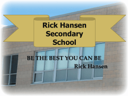 Gr 8 and 9 Parent Nite 2014 - Pages