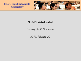 szuloi_20130220 - Lovassy László Gimnázium