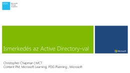 Active Directory Tanusítvány szolgáltatások