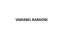 VARIABEL RANDOM - Blog Mahasiswa UI