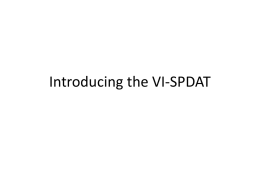 Introducing the VI