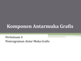05-Komponen Antarmuka Grafis - Elista