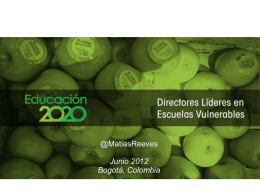 Educación 2020 – Directores Lideres