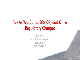 Lender and Servicer Issues and Repayment Plans