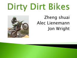 Dirty Dirt Bikes - UW Student Websites