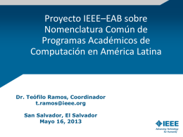 Contribución del IEEE a la Nomenclartura Prog de Ing Comp-San