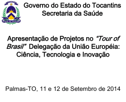 Projetos Saúde - CANVAS - Delegação Europeia no Brasil