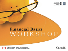 Financial Basics Presentation slides - PowerPoint format