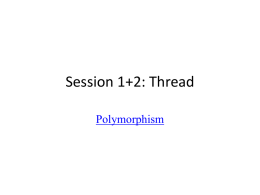 Session 1+2: Thread - Lớp Aptech ACCP0909A