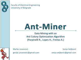 Ant-Miner - start [kondor.etf.rs]