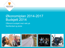 PowerPoint-presentasjon - Vestfold fylkeskommune