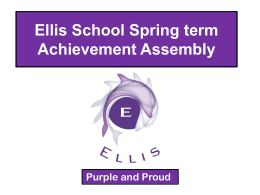 Ellis School reward spring term 2013