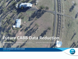 Future CABB data reduction - Australia Telescope National Facility