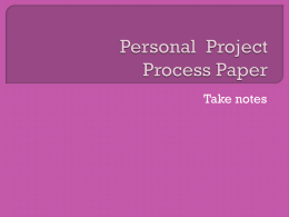 Personal-Project-process-paper