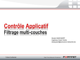 Fortinet – Application Control
