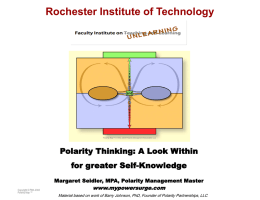 Polarity Thinking - Rochester Institute of Technology