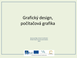 4. Grafický design - Střední škola živnostenská Sokolov