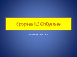 Epopeea lui Ghilgames