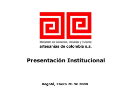 Estrategia - Artesanías de Colombia