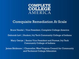 Coreq-at-Scale - Complete College America