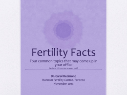 Fertility Questions