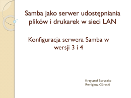 SAMBA - PLD Linux Distribution