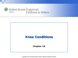 Knee Conditions
