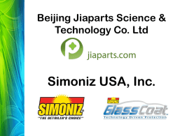 Meet the Simoniz Team China