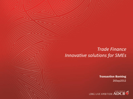 Krishnakumar Duraiswamy, Head Trade Finance, ADCB