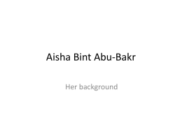 Aisha presentation