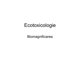 Toxicologie-Biomagnificarea