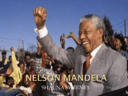 Nelson Rolihala Mandela Shauna Sweeney 6th class