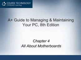 CHAPTER 3: All about Motherboard