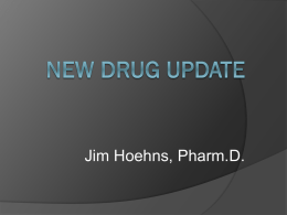 New Drug update